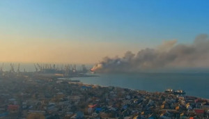 Ρωσική επίθεση με drones στο λιμάνι της Οδησσού-Ζημιές στις υποδομές