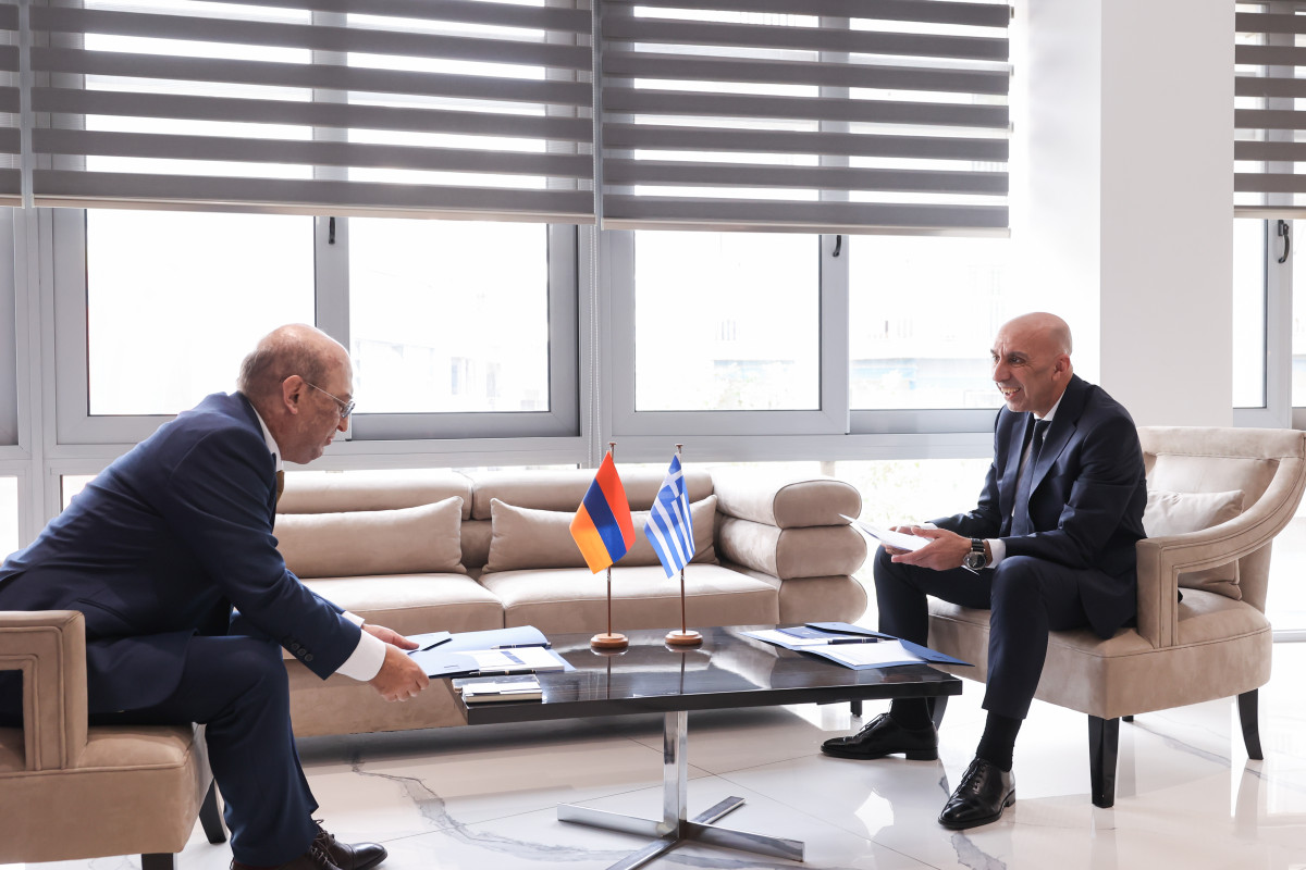 Μπρατάκος: Στόχος μας η ενεργή διασύνδεση των επιχειρηματικών κοινοτήτων Ελλάδας - Αρμενίας