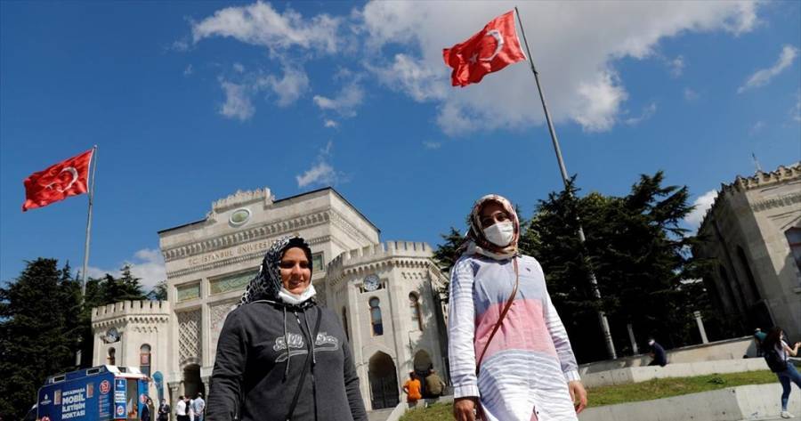 Τουρκία: 62.606 κρούσματα κορονοϊού και 288 νέοι θάνατοι