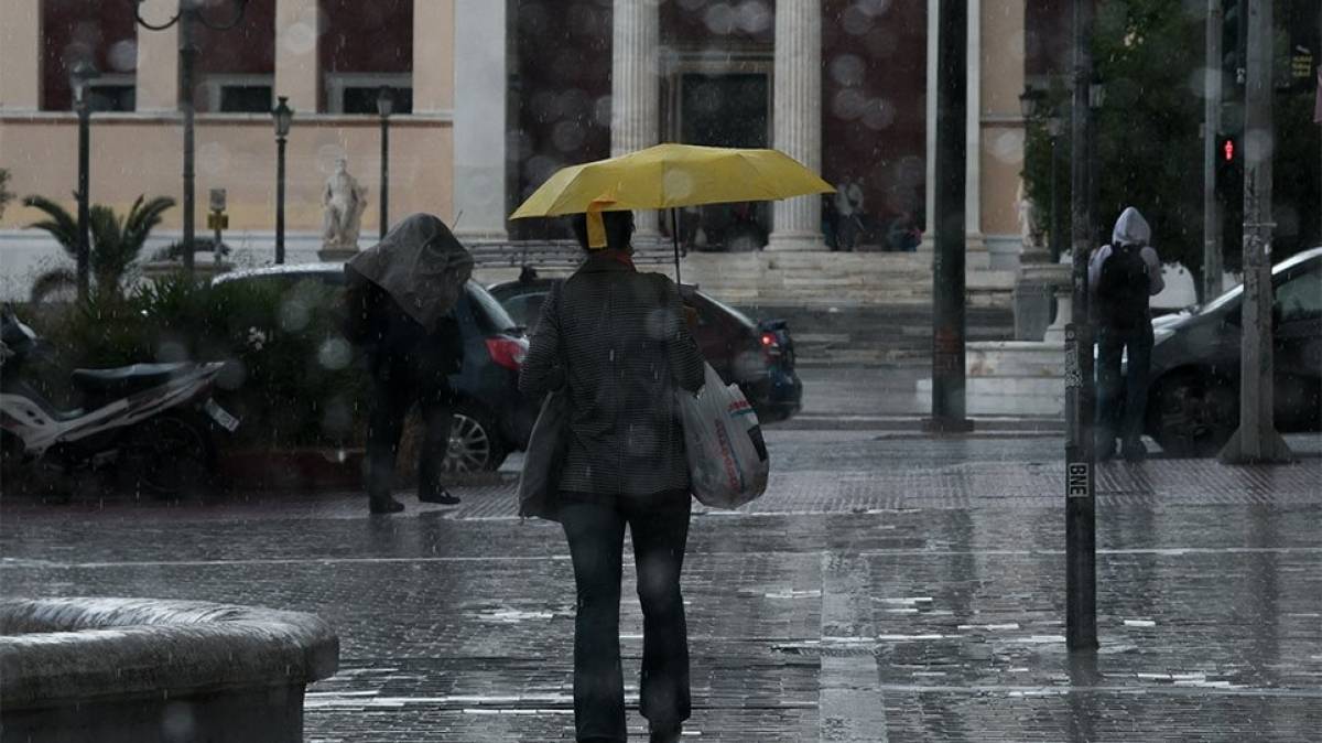 Έκτακτο δελτίο καιρού για καταιγίδες και χαλάζι
