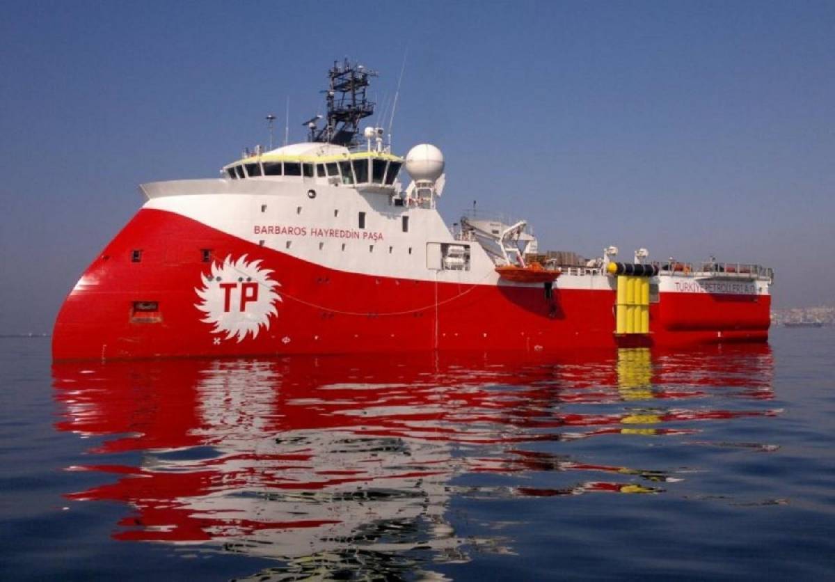 Εντός της κυπριακής ΑΟΖ το Barbaros με τέσσερα πολεμικά πλοία