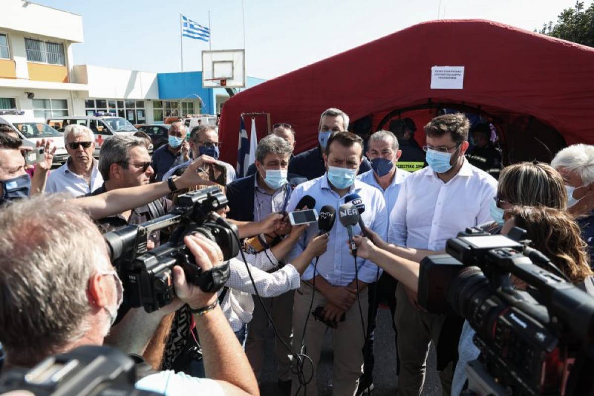 Σεισμός στην Κρήτη: Κλιμάκιο του ΣΥΡΙΖΑ στο Αρκαλοχώρι