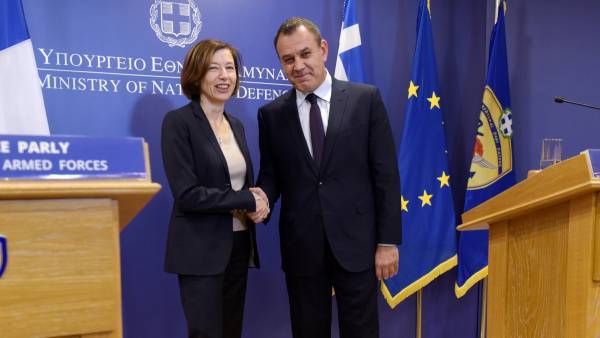 Ελληνοτουρκικά: Συζήτηση Παναγιωτόπουλου με τη Γαλλίδα υπουργό Άμυνας