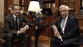 Συνάντηση Παυλόπουλου - Σαρκοζί στο Προεδρικό Μέγαρο