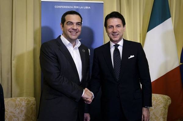 Ενέργεια, επενδύσεις και προσφυγικό στο ραντεβού Τσίπρα-Κόντε