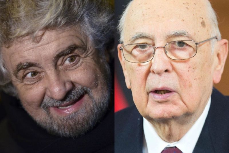 Ιταλία: «Άμεσα εκλογές» θέλει ο Γκρίλο - Ζητά την παραίτηση Ναπολιτάνο