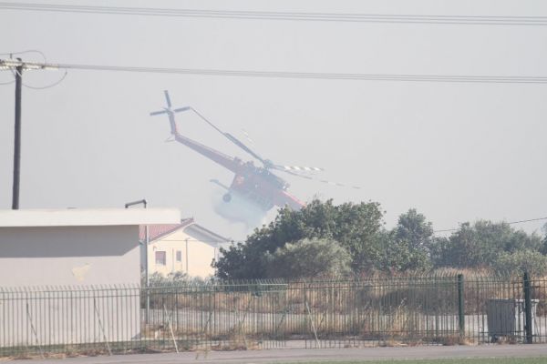Λακωνία: Παραλίγο πτώση ελικοπτέρου - Απίστευτος ελιγμός του πιλότου (video)