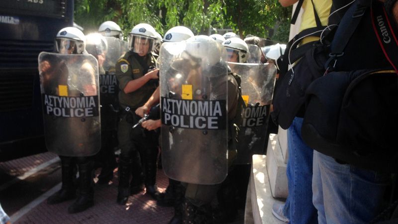 Προκαταρκτική εξέταση για τα χημικά στη διαδήλωση των συνταξιούχων