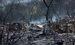 «Στάχτη» 34.724 στρέμματα από τη φωτιά στην Ανατολική Αττική