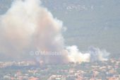 ΑΠΟΚΛΕΙΣΤΙΚΟ: Εικόνες από την πυρκαγιά στους πρόποδες της Πάρνηθας