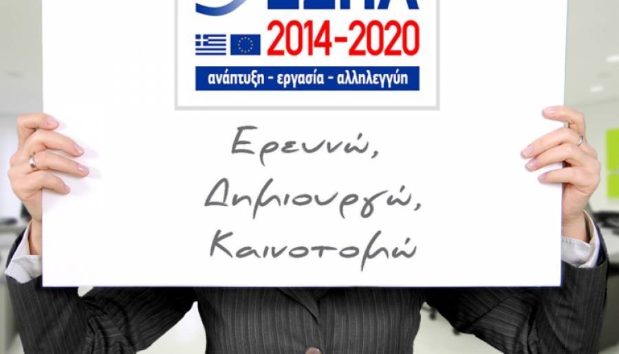 Παράταση προθεσμιών για έργα του Α'κύκλου της Δράσης «Ερευνώ-Δημιουργώ-Καινοτομώ»