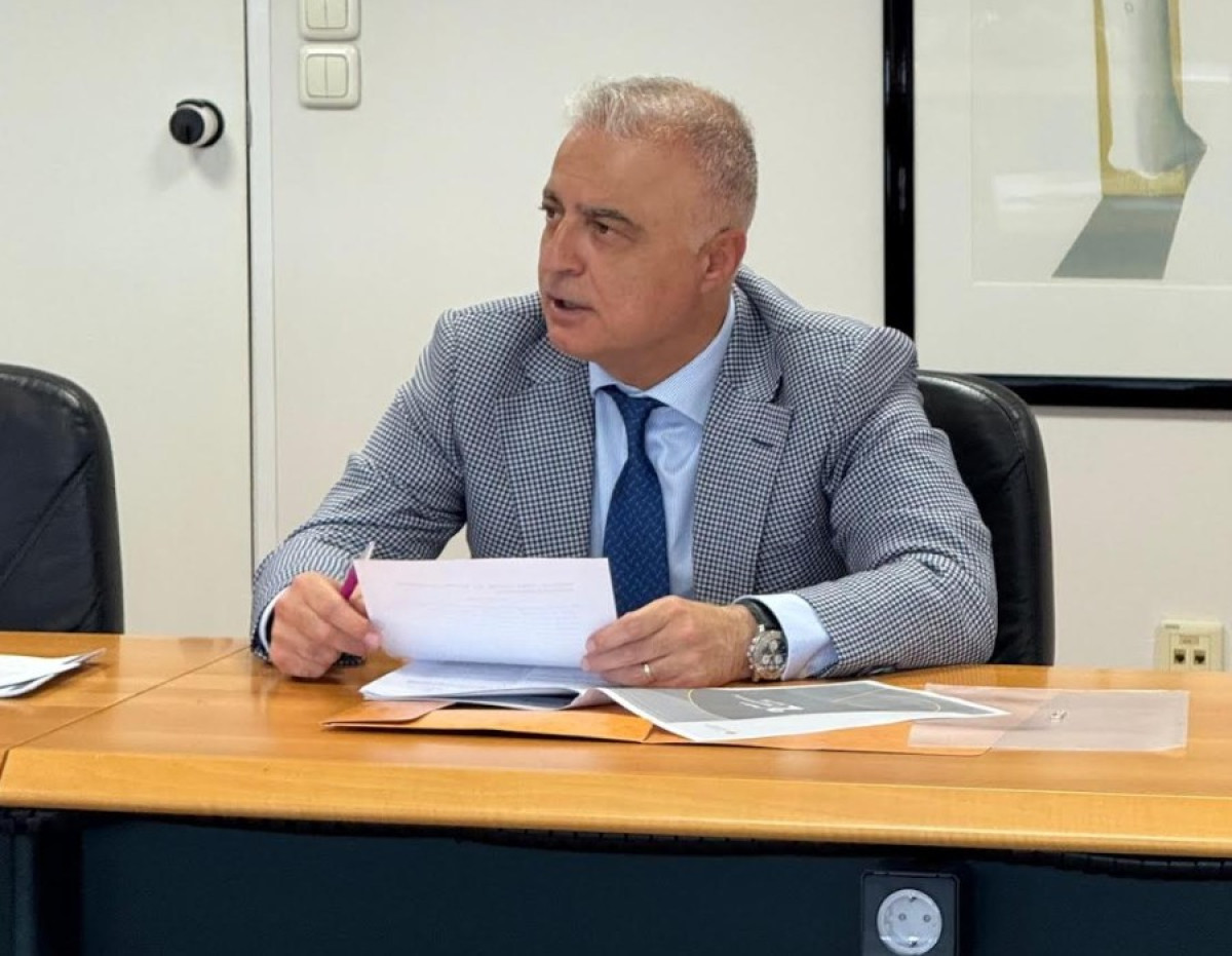 Επίσκεψη του υφυπουργού Ανάπτυξης, Λάζαρου Τσαβδαρίδη, στον Οργανισμό Βιομηχανικής Ιδιοκτησίας