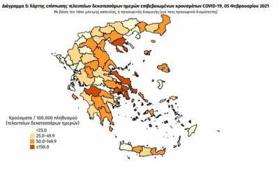 Διασπορά κρουσμάτων: Ξανά τα μισά στην Αττική-Αύξηση στη Θεσσαλονίκη