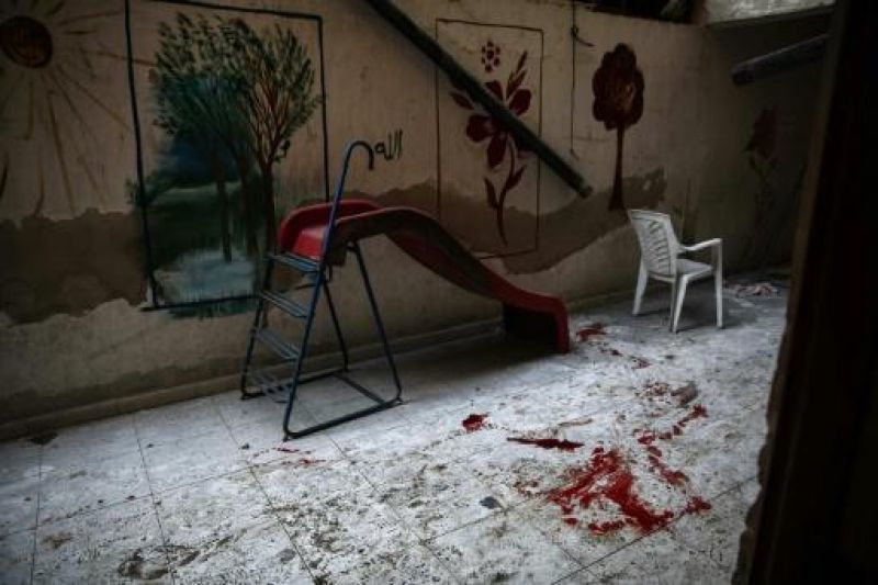 Βομβαρδισμός βρεφονηπιακού σταθμού κοντά στη Δαμασκό!