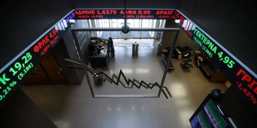 Τραπεζικές ρευστοποιήσεις προκαλούν πτώση στο Χρηματιστήριο