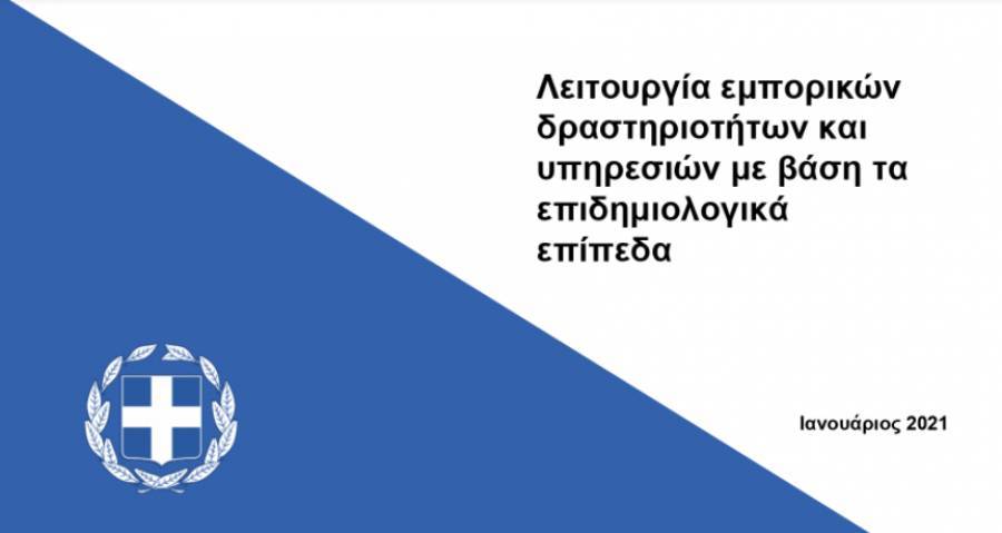 Πώς θα λειτουργούν καταστήματα και υπηρεσίες από το Σάββατο (pdf)