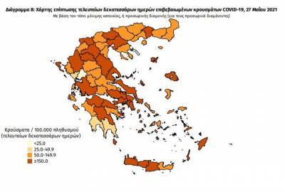 Διασπορά κρουσμάτων: 939 στην Αττική, 204 στη Θεσσαλονίκη