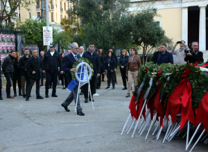 Τασούλας: Το Πολυτεχνείο χάραξε μία εποποιία διεκδίκησης Δημοκρατίας