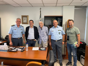 Επίσκεψη Σπύρου Πέγκα στη Γενική Αστυνομική Διεύθυνση Θεσσαλονίκης