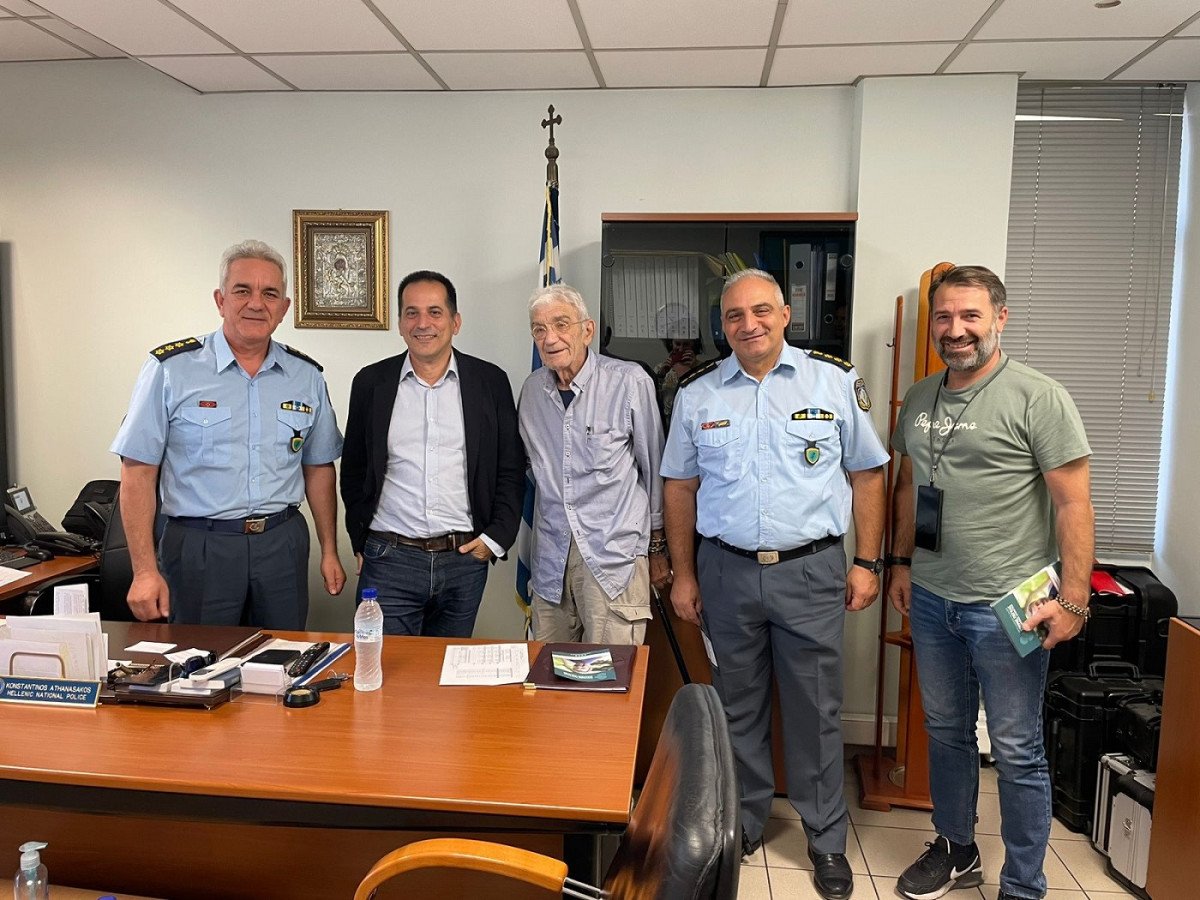 Επίσκεψη Σπύρου Πέγκα στη Γενική Αστυνομική Διεύθυνση Θεσσαλονίκης