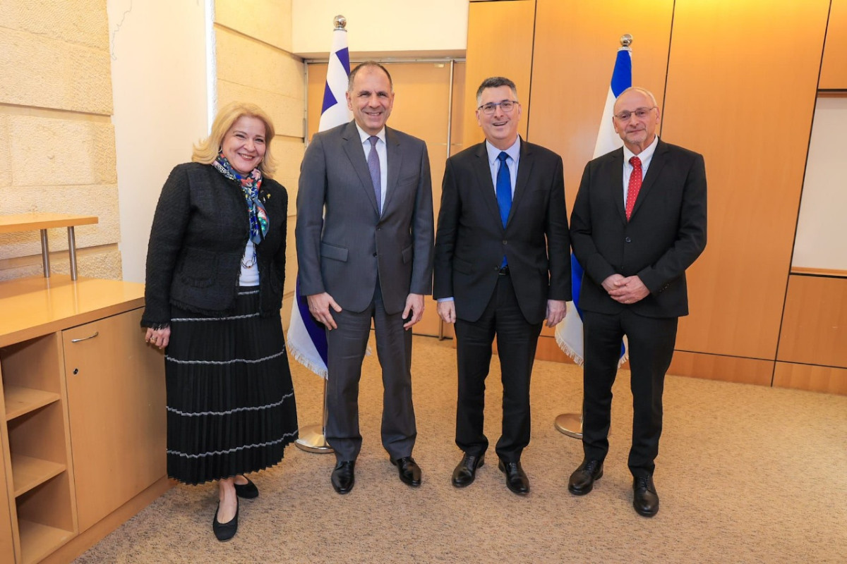 Γεραπετρίτης: Συνάντηση με τον Ισραηλινό ΥΠΕΞ Γκίντεον Σάαρ στην Ιερουσαλήμ