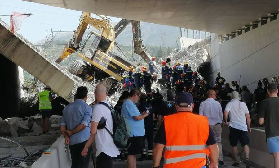 Πάτρα: Σύσκεψη με την παραχωρησιούχο εταιρεία για τη κατάρρευση γέφυρας
