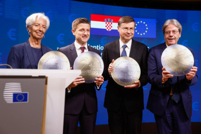Η ΕΚΤ καλωσορίζει την Κροατία-20 πλέον οι χώρες της ευρωζώνης