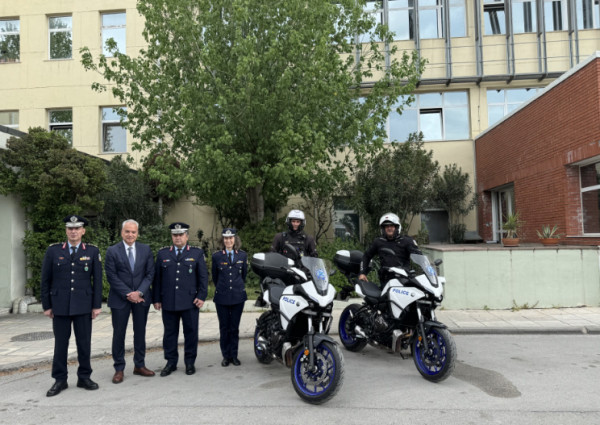 HELLENiQ ENERGY: Δωρεά δύο μοτοσικλετών στην Αστυνομική Διεύθυνση Θεσσαλονίκη
