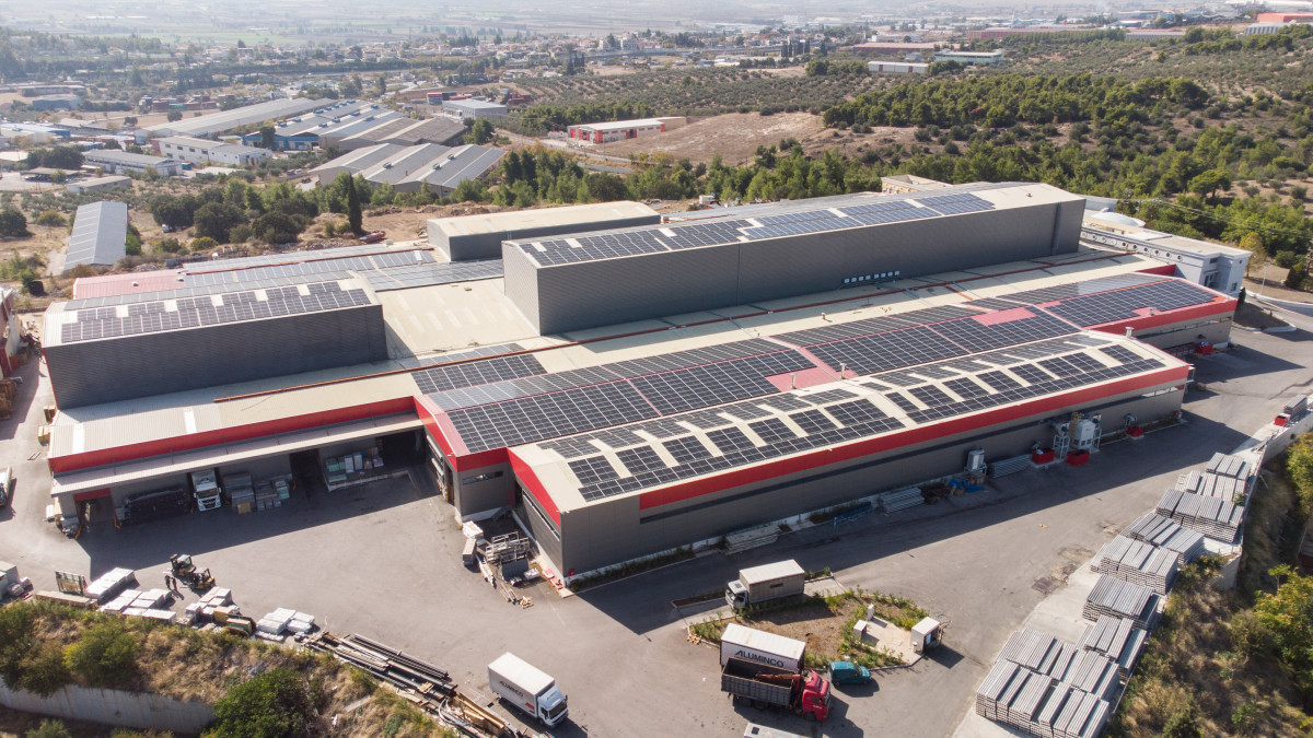 Aluminco: Νέα εγκατάσταση φωτοβολταϊκού πάρκου αυτοπαραγωγής ρεύματος (Net Metering)