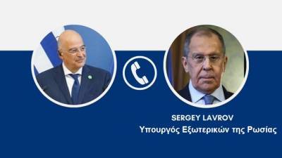 Επικοινωνία Δένδια- Λαβρόφ, ενόψει της συνάντησης Μητσοτάκη- Πούτιν