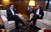 Στη Μυτιλήνη Τσίπρας και Σουλτς