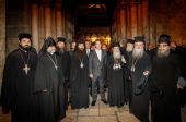 Ο Αλέξης Τσίπρας στον Πανάγιο Τάφο (φωτό)