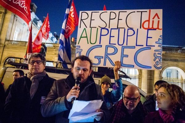 Γαλλία: Συγκέντρωση διαμαρτυρίας υπέρ της Ελλάδας