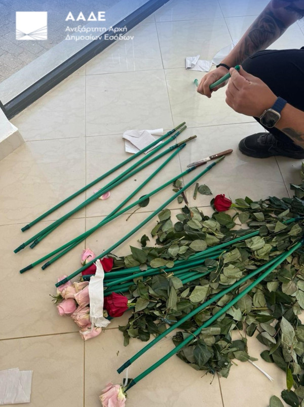 ΑΑΔΕ: Εξιχνίασε κύκλωμα που εισήγαγε κοκαΐνη μέσα σε τριαντάφυλλα