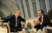 Η τιμή του φυσικού αερίου και το ενδιαφέρον της Μόσχας για τις ιδιωτικοποιήσεις στην Ελλάδα στο "μενού" της συνάντησης Σαμαρά- Πούτιν