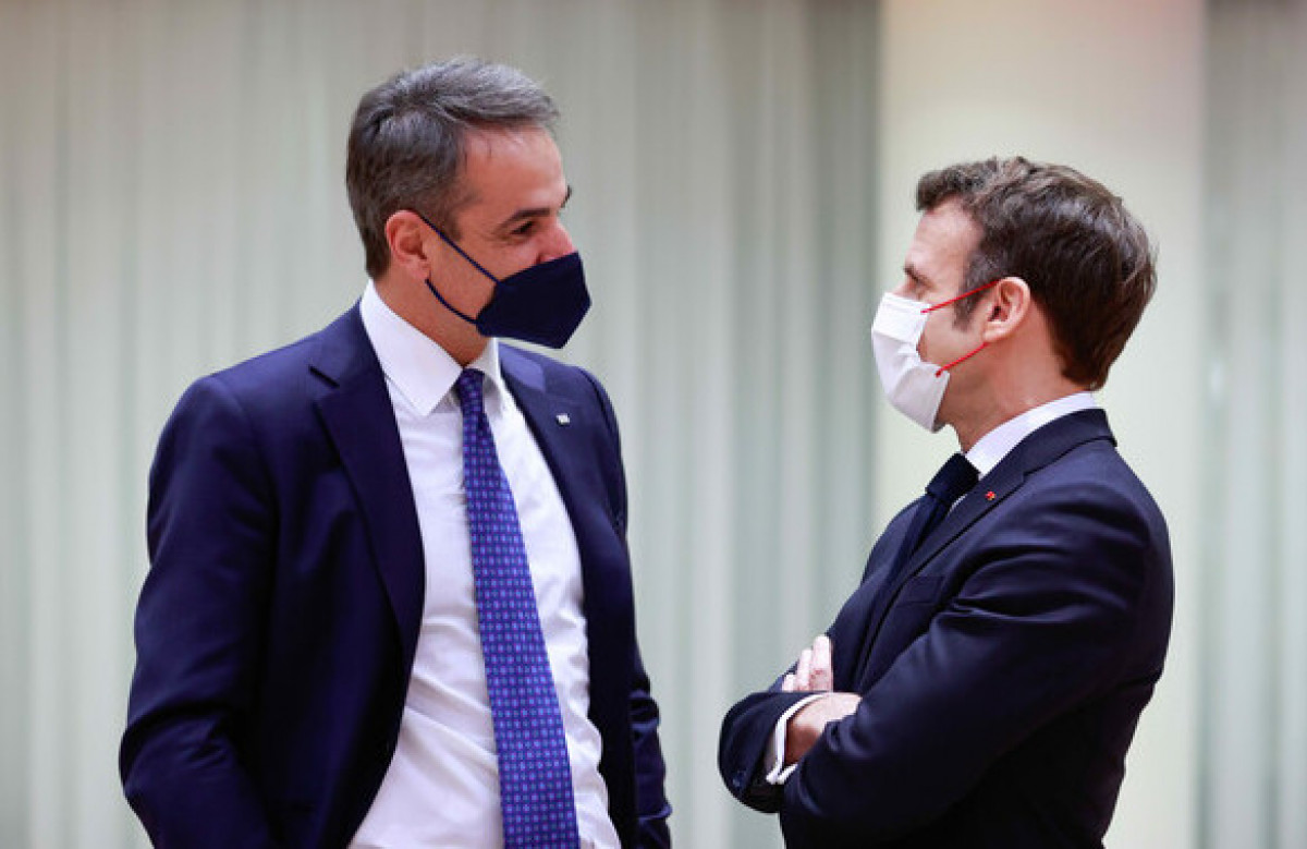 Ξεκάθαρη θέση Μακρόν υπέρ της Ελλάδας στη διαμάχη με την Τουρκία