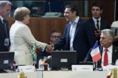 Σε εξέλιξη η συνάντηση Τσίπρα-Μέρκελ