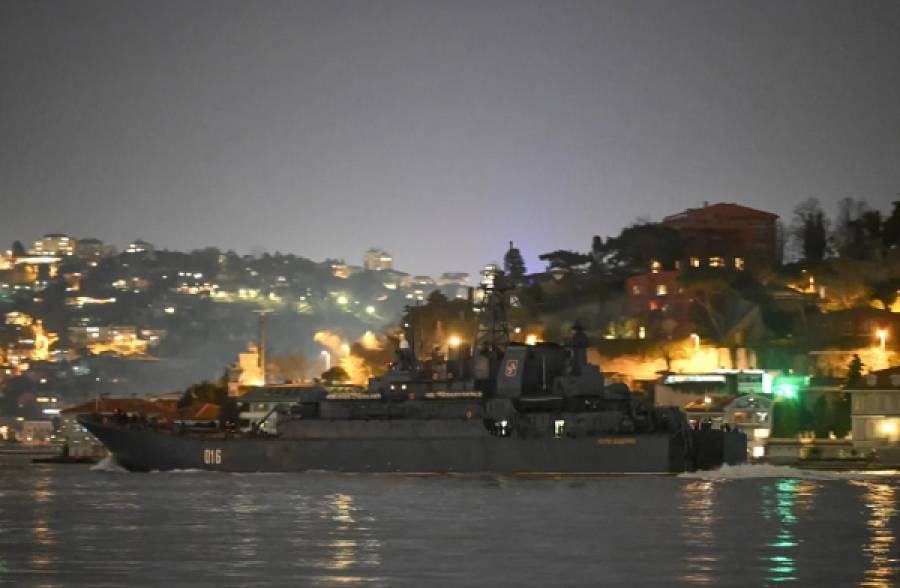 Τουρκικό «όχι» στη διέλευση ρωσικών πολεμικών πλοίων από το Βόσπορο
