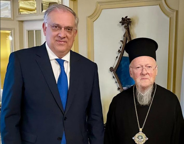 Συνάντηση Θεοδωρικάκου με Πατριάρχη Βαρθολομαίο- Τι συζητήθηκε