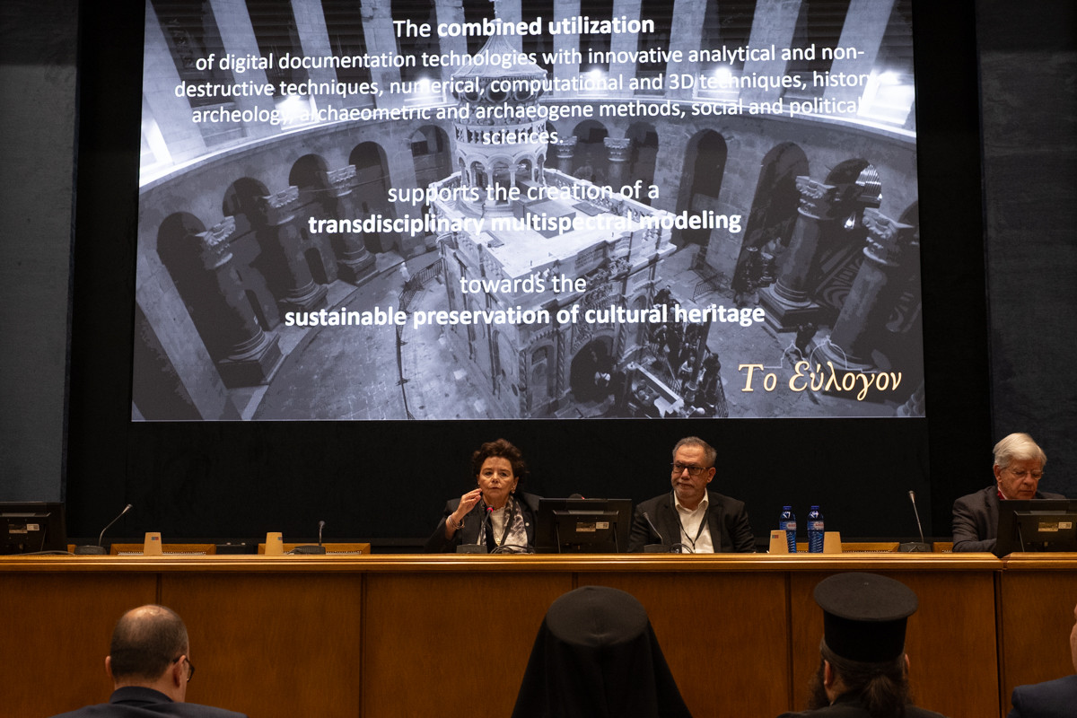 Διεπιστημονική καινοτόμος μεθοδολογία αποκατάστασης του Παναγίου Τάφου