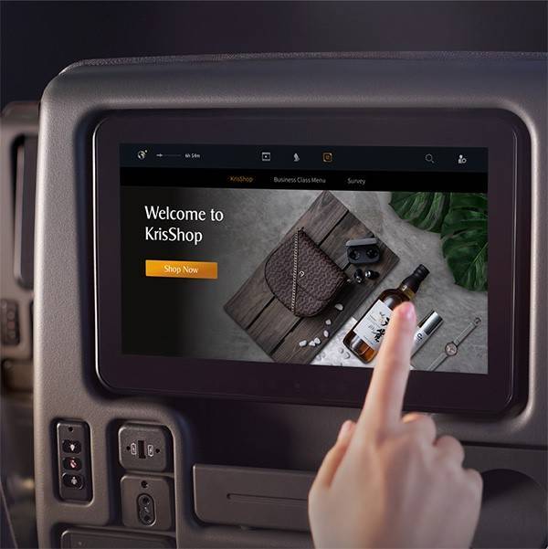 Singapore Airlines: Η πρώτη με δυνατότητα ηλεκτρονικών αγορών στην πτήση