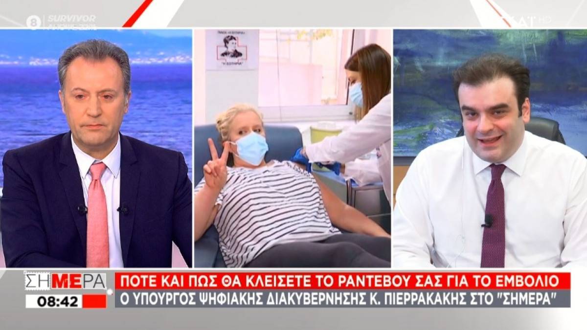 Πιερρακάκης: Θα υπάρχει απόδειξη εμβολιασμού-Τα ραντεβού και τα φαρμακεία
