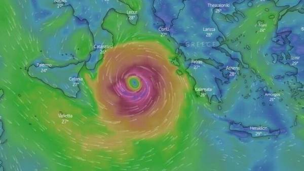 «Ιανός»: Σε κατάσταση έκτακτης ανάγκης οκτώ περιοχές-Live η πορεία του
