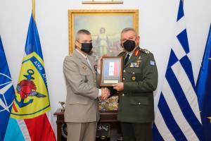 Συνάντηση είχαν οι αρχηγοί ΓΕΕΘΑ Ελλάδας- Γαλλίας
