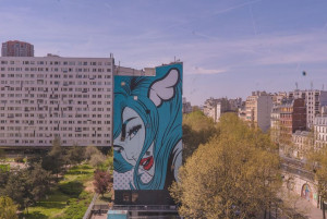 Ο D*Face στην Πάτρα για την 3η τοιχογραφία του ArtWalk 7
