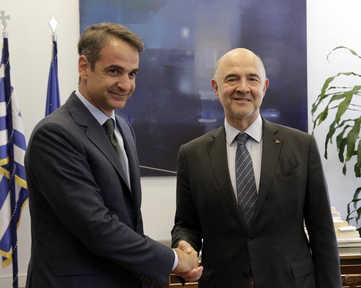 Απάντηση Μοσκοβισί σε Μητσοτάκη:Όσοι μιλούν για 4ο πρόγραμμα λένε ψέματα