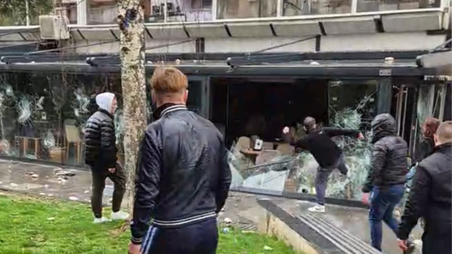 Βόρεια Μακεδονία: Επεισοδιακή πορεία διαμαρτυρίας στο Κότσανι