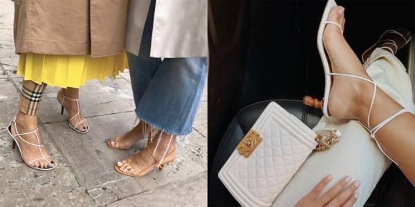 Τα naked sandals είναι παντού
