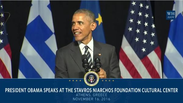 Ύμνος στη Δημοκρατία και την Ελλάδα η ομιλία Ομπάμα