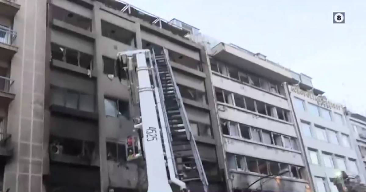 Ισχυρή έκρηξη στην αρχή της Συγγρού